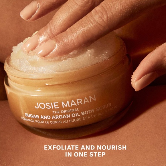⚫️ Josie Maran Bohemian Fig Argan Oil Sugar Balm Exfoliating Body Scrub 13.5 oz - Picture 9 of 10